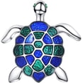 thumbnail image 1 of [Clearance] Blue Turtle Brooches Pin for Women Fashion Small Enamel Animal Clothes Scarf Hat Decorative Brooch Jewelry Gift for Wife Girlfriend Mother on Clearance, 1 of 7