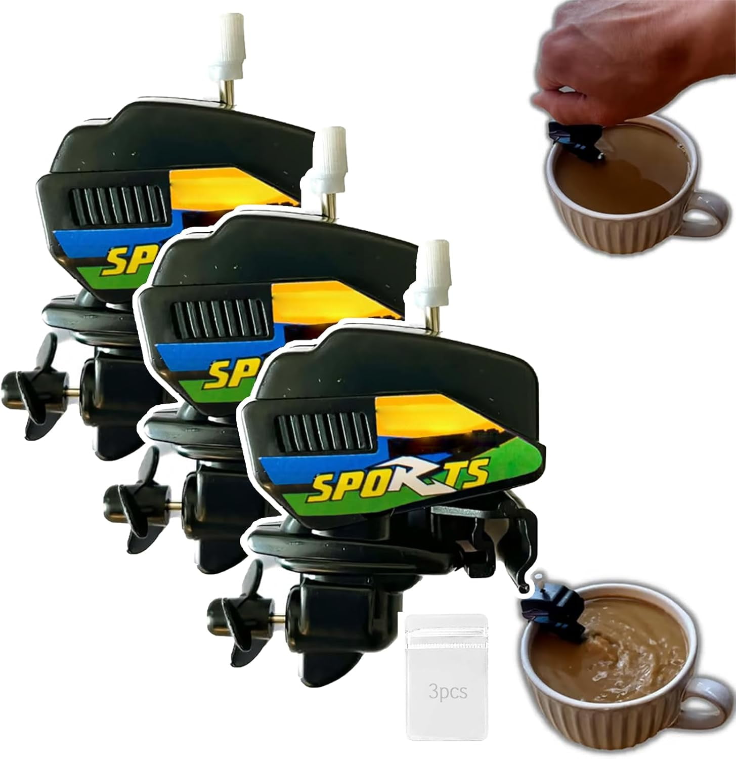 Miniature Boat Motor Coffee Stirrer