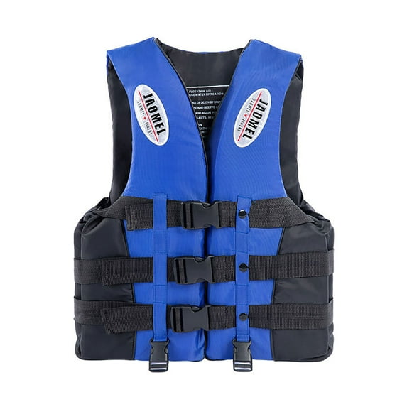 Hvmvliv Boating Vests Universal Adult M-3XL Life Vests and Jacket, (Maximum 150N Buoyancy), Bright Colour Blue
