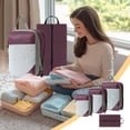 thumbnail image 1 of Clearance! Boovnll 4 Set Packing Cubes for Travel, Multi-Functional Sorting Packages, Suitcase Organizer Compression Packing Cubes for Travel Luggage & Accessories, Packing Cubes, 1 of 6