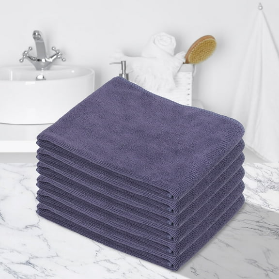 Clearance Boovnll 6Pcs Hand Towels, 12x28" Super Soft & Absorbent Solid Color Quick Dry Microfiber Cotton Towels, Thicken Hand Towels for Bathroom, Kitchen, Hotel, Pool, Daily Use, Towels