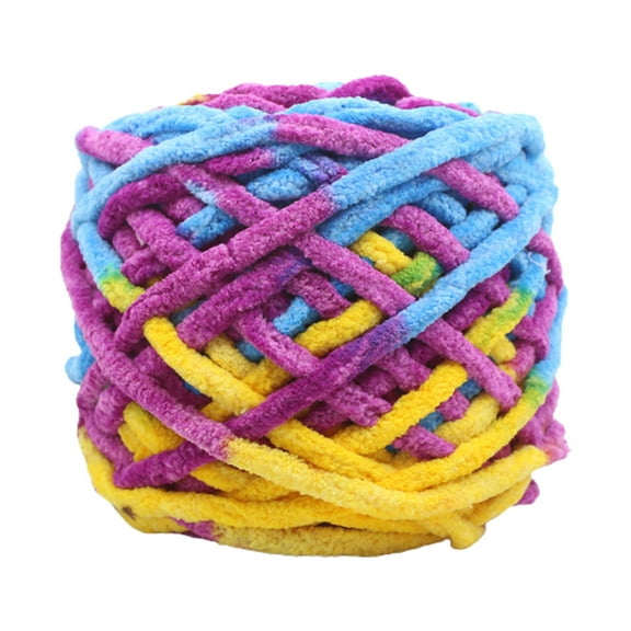 Clearance! Boovnll Chunky Yarn, Soft Chenille Yarn 100g/3.5oz - Polyester - Super Bulky - for Knitting Hats, Sweater, Scarves, Crafts, Home Decorations, DIY Kids Toys, Yarn