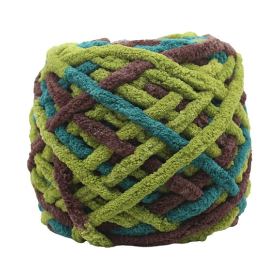 Clearance! Boovnll Chunky Yarn, Soft Chenille Yarn 100g/3.5oz - Polyester - Super Bulky - for Knitting Hats, Sweater, Scarves, Crafts, Home Decorations, DIY Kids Toys, Yarn