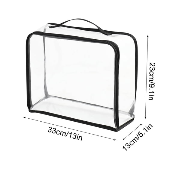Clearance! Boovnll Clear Storage Bags, Large Capacity Foldable Clothe Storage Bag, Closet Organizer Storage Containers With Handles Thicken Fabric for Clothing, Blanket, Storage and Organization