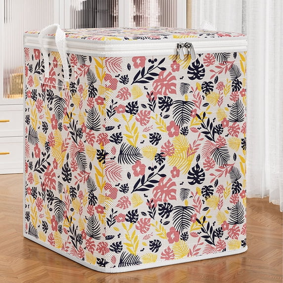 Clearance Boovnll Clothes Storage, Large Capacity Foldable Thicken Non-Woven Storage Bags with Reinforced Handles & Zippers for Home, Clothing, Blanket, Comforters, Storage and Organization