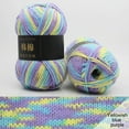 thumbnail image 1 of Clearance! Boovnll Cotton Yarn 7 Strands Multicolor Soft Yarn for Crocheting 1.8 oz/50g Machine Washable for Knitting Hats, Sweater, Scarves, Crafts, Home Decorations, DIY Kids Toys, Yarn, 1 of 5