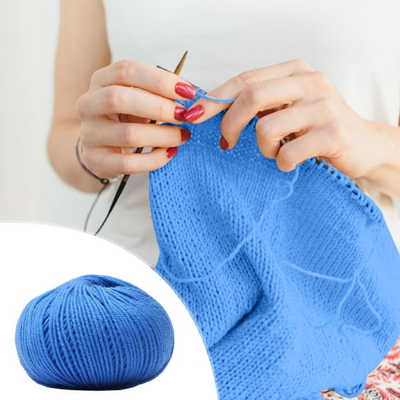 Clearance! Boovnll Cotton Yarn, Soft Wool Yarn for Crocheting 1.7 oz/50g Machine Washable for Knitting Hats, Sweater, Scarves, Crafts, Home Decorations, DIY Kids Toys, Yarn