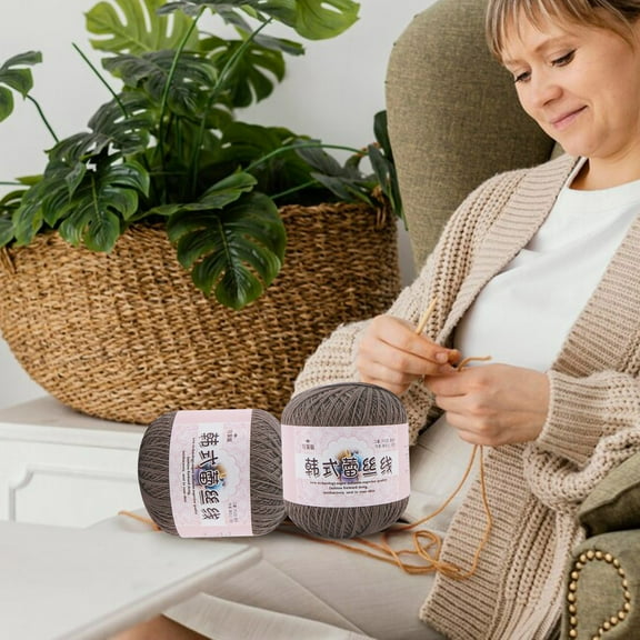 Clearance Boovnll Crochet Thread, Size 10 Yarn for Crocheting Yarn, 350 yds/50 gram