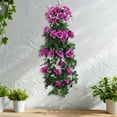 thumbnail image 1 of Clearance! Boovnll Hanging Flowers, Artificial Hanging Plants, Lifelike Flowers, No Fade, Uv Resistant, Artificial Flowers for Indoor/ Outdoor Wedding, Party, Diy Tables Decor, Fake Flowers, 1 of 7
