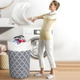 thumbnail image 1 of Clearance! Boovnll Laundry Basket, 82L Foldable Large Capacity Multi-Function Laundry Hamper with Handle Container Space-Saving for Home Dormitory Dirty Clothes Organizer, Storage and Organization, 1 of 9
