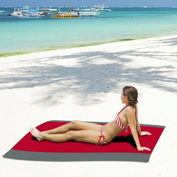 Clearance! Boovnll Picnic Blanket, 55x79" Extra Large Waterproof Portable Foldable Thicken Picnic Blanket, Beach Blanket, for Outdoor, Beach, Camping, Travel, Grass, Outdoor Blanket