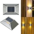 thumbnail image 1 of Clearance Boovnll Solar Wall Lights Outdoor, 2Pcs Super Bright Security IP65 Waterproof Outdoor Wall Lights for Garden, Fence, Patio, Garage, Front Yard, Solar Lights Outdoor, 1 of 6