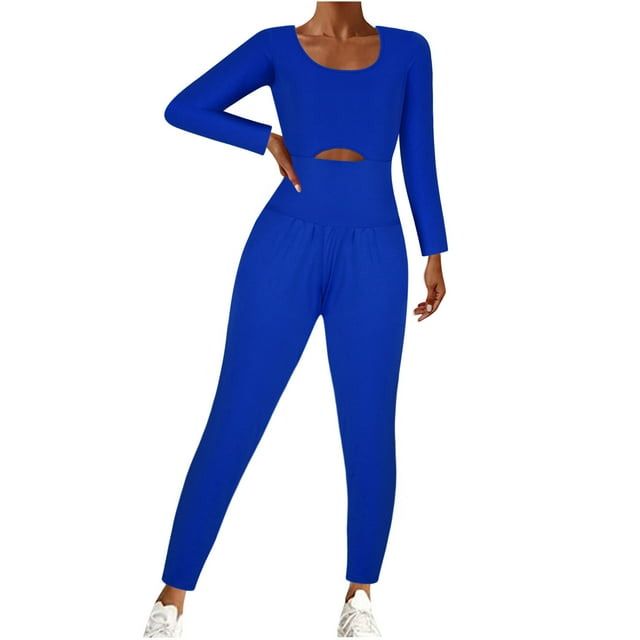 Clearance! Borniu Jumpsuits for Women,s Running Onesie Workout Rompers ...