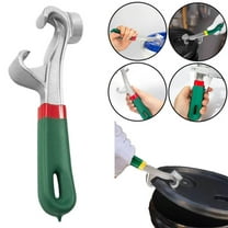 Clearance Bottle&Can Openers under $6 Aluminum Can Opener Tool 5 Gallon 8.5 Inch Paint Can Opener Metal Can Opener Lid Opener Tool Non Slip Rubber Handle For Home Industrial Use