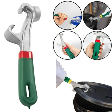 Clearance Bottle&Can Openers under $6 Aluminum Can Opener Tool 5 Gallon 8.5 Inch Paint Can Opener Metal Can Opener Lid Opener Tool Non Slip Rubber Handle For Home Industrial Use