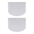 thumbnail image 1 of Clearance! Bowl Spatula & Scraper Flexible Plastic Multipurpose Kitchen Cutter Tool Food Scrappers for Bread Dough Baking Cake Fondant Icing 2pc for Home & kitchen White, 1 of 8