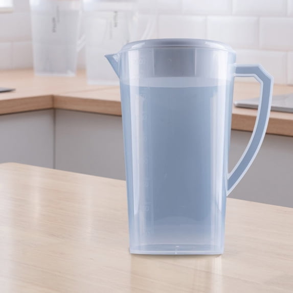 Clearance! Bpyeka Cold Water Kettle Clear Plastic Pitcher with Lid Clear Water Pitcher for Cold Drinks Iced Tea Pitcher for Lemonade Iced Tea Milk Beverages Kitchen Appliances