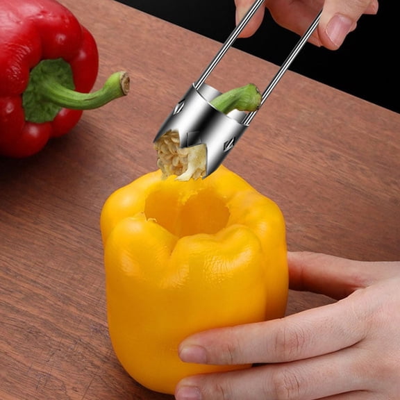 Clearance! Bpyeka Kitchen Gadgets 304 Core Remover Fruit Core and Removal Tool Multifunctional Fruit and Vegetable Core Remover Home and Kitchen