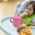 thumbnail image 1 of Clearance! Bpyeka Water Cup Infant Silicone Learning Drink Cup Snack Cup with Straw Infant Avoid Falls Training Cup Home and Kitchen, 1 of 5