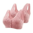 thumbnail image 1 of Womens Bra Backless Dresses Full-Coverage Bra Feature V-Neck Molded Bra Front Closure Closure Bras Push up Style W-1883 XXL, 1 of 5