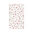 Clearance! Bradem Nail Stickers, Nail Sticker Peach Red Dry Flower 3D