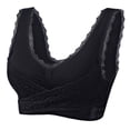 thumbnail image 1 of Clearance Bras for Women Push up Bras Push up Bra lettes for Women Plus Size Backless Bras Push up Breathable Bra Black, 1 of 6