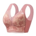 thumbnail image 1 of Bras for Women front closure bras for women Comfortable Lace Breathable Bra Underwear No Rims, 1 of 2