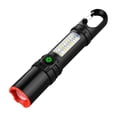 thumbnail image 1 of Hvmvliv Bright Flashlight Multi-Functional Bright Flashlight Rechargeable Portable Long Life Burst Bright Flashlight Bright Super Bright Outdoor Long Life Black, 1 of 6
