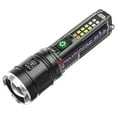 thumbnail image 1 of Hvmvliv Bright Flashlight Solar Powered Flashlight with Strong Light and Super Brightness Home Charging Outdoor Portable and Long-Range Multifunctional Flashlight Black, 1 of 9