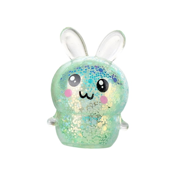 Clearance!!!Bunny Sugar Squishy Stress Balls for Adults, Glitter Sensory Bunny Squishy Ball, Slow Rise Rabbit Sugar Ball Fidget Squeeze Toys for Gift Bag Easter Basket Stuffers