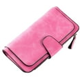 thumbnail image 1 of Clearance Business Card Holder under $10,Fashion Women Wallet Leather Clutch Card Holder Purse Lady Long Handbag Multi Card Buckle Wallet, 1 of 5