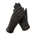 thumbnail image 1 of on Clearance Busydd Winter Gloves for Women Fashion Solid Color Warm Fleece Lined Cycling Gloves Soft Cozy Fuzzy Outdoor Skiing Gloves Windproof Touchscreen Running Gloves for Cold Weather, 1 of 2