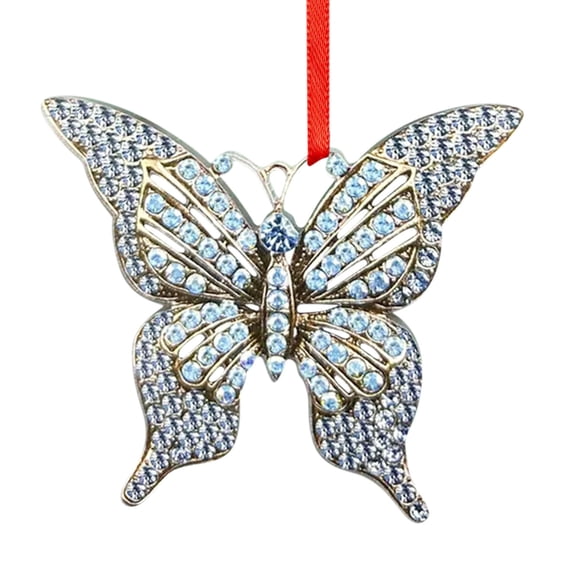 OAVQHLG3B Butterfly Christmas Ornament,Monarch Butterfly Ornaments for for Christmas Tree Car Rearview Mirror Hanging Butterflies Decoration Hanging Ornaments,Butterfly Keepsake Gifts