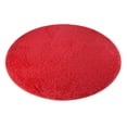 thumbnail image 1 of Clearance! CICRKHB Carpet Clearance 80cm Soft Coral Velvet Round Rug Anti-Skid Doormat Carpet Bath Living Room Rug, 1 of 8