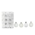 thumbnail image 1 of Clearance! CICRKHB Christmas Ornaments, 24Pcs Christmas Balls Ornaments Party Xmas Tree Decorations Hanging Ornament, Christmas Decorations Clearance White, 1 of 5