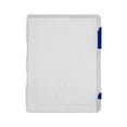 thumbnail image 1 of Clearance! CICRKHB Paper Storage A4 Transparent Storage Box Clear Plastic Document Paper Filling Case File Box Blue, 1 of 2