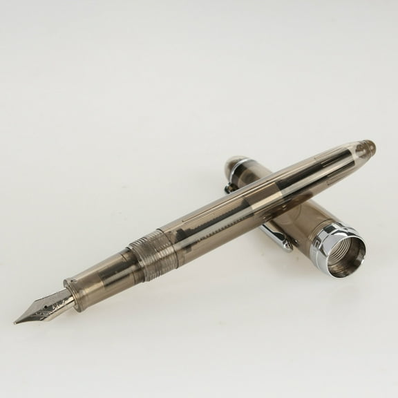 Clearance! CICRKHB Pen Clearance New Jinhao 992 Spiral Transparent Colourful Office Fine Nib Fountain Pen Black