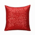 thumbnail image 1 of Clearance! CICRKHB Pillows Solid Color Glitter Sequins Throw Pillow Case Cafe Home Decor Cushion Covers Red, 1 of 4