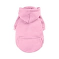 thumbnail image 1 of Clearance! CICRKHB Small Dog Sweater Autumn and Winter Sweater Denim Pocket Two Legged Clothes Sports Style Pet Clothes Dog Cat Clothes Pet Supplies Pet Supplies Pink, 1 of 2