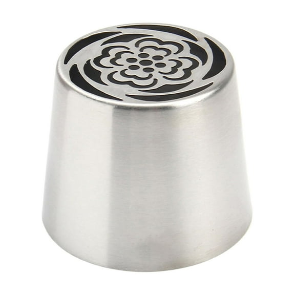 Clearance Cake Embosser under $5,Extra Large Piping Tips Stainless Rose Piping Nozzles For Icing Creative Frosting Nozzles For Cupcakes Desserts DIY Flower Nozzle