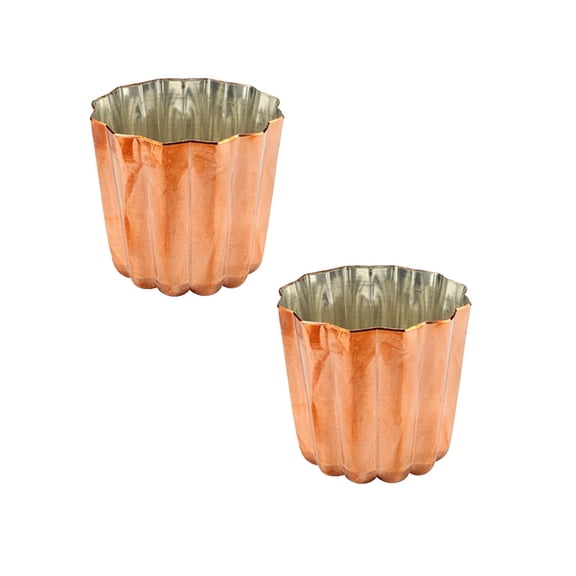 Clearance Cake Mould under $20 Cannele Copper (Tin Lined) – French Baking Tools For Perfect Caramelized Crust & Custard Centers