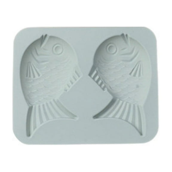Clearance Cake Mould under $5 3D Fish Shape Silicone Cake Chocolate Mold DIY Handmade Baking Mold
