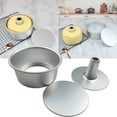 thumbnail image 1 of Clearance Cake Mould under $5,Cake Pan Aluminum Round Chiffon Cake Baking Tins With Removable Bottom Non Stick Chiffon Tube Pan For Oven And Baking, 1 of 1
