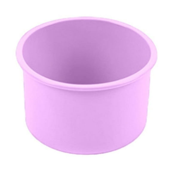 Clearance Cake Mould under $5 Silicone Cake 4/6/8/10 Inch Heat DIY Round Shaped Mould For Kitchen Round Cake Silicone Baking Pan Multi Dimension
