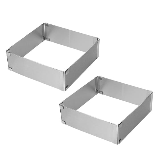 Ring Cookie Cutter Baking Steel Home Form Adjustable Stainless Mould Cake Ring Kitchen,Dining Bar
