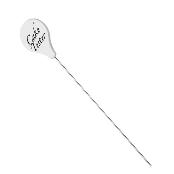 Clearance Cake Tester Stainless Cake Skewer Kitchen Cake Tester Probe Skewer Pin Needle Reusable Long Baking Pick Sticks Tool for Home & Kitchen white