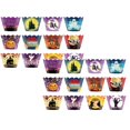 thumbnail image 1 of Clearance Cake inserts under $7 12Pcs Cupcake Liners & Toppers Night Witch Pumpkin Cupcake Decoration Cupcake Picks For Halloween Baking For Cupcake Holders…, 1 of 4