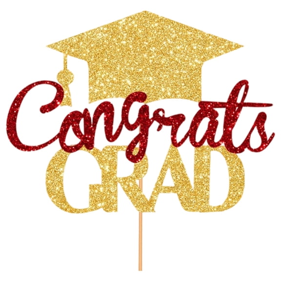 Clearance Cake inserts under $1,2026 Cake Topper Congratulations Cake Decor 2026 High School/College/Senior Graduation Decorations