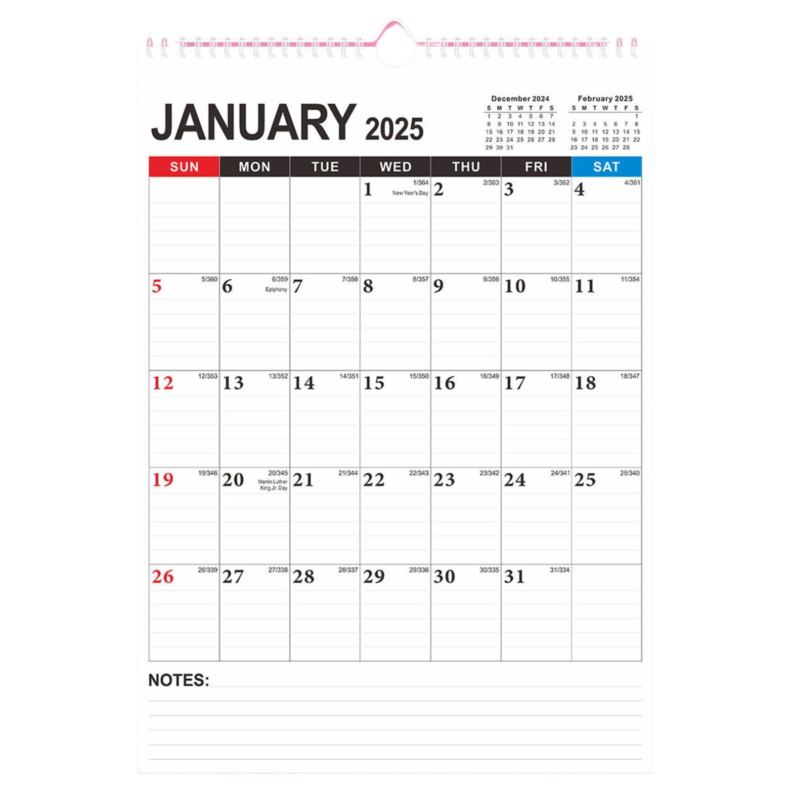 Clearance Calendar 2025! Wall Calendar 2025 Large Wall Calendar 2025