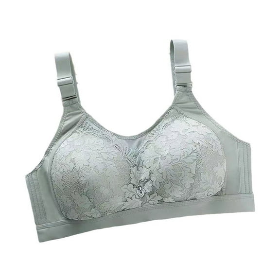 Camisoles with Built in Bra Women Back-Smoothing Bra Feature V-Neck Sport Bra Style W-393 Hook and Eye Closure Plus Size Push up Bras Green XL